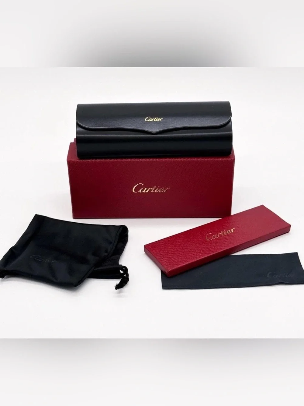 🔥🔥100%Authentic Cartier Sunglasses Unisex Silver Green Aviator/Cartier full set🔥